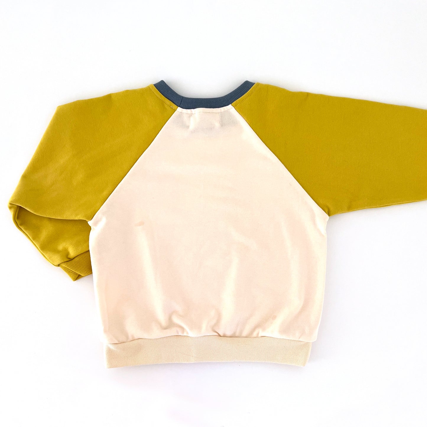 Custom Kids Yellow Sweatshirt - 2 Letters