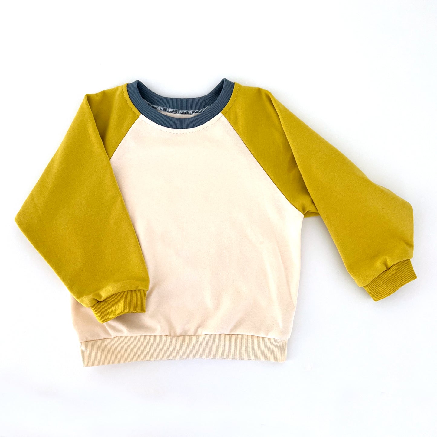 Custom Kids Yellow Sweatshirt - 6 Letters