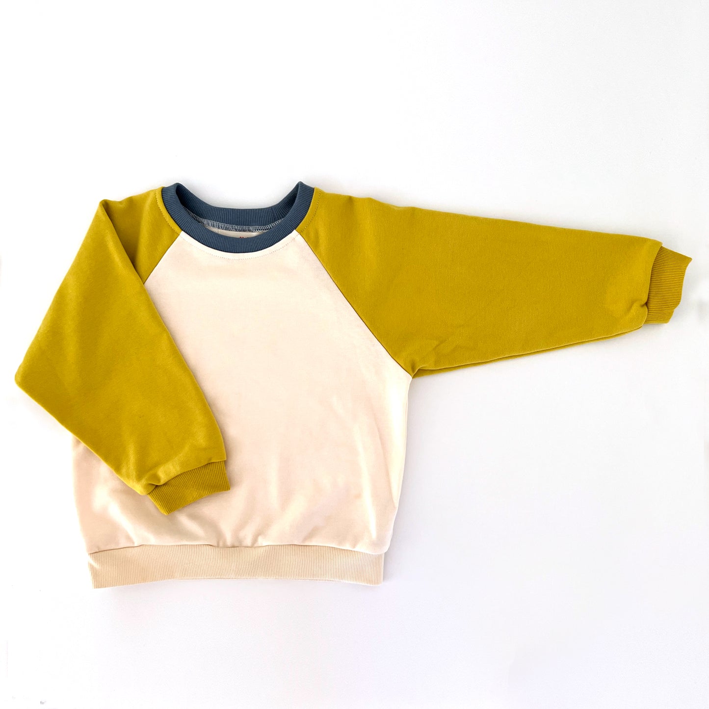 Custom Kids Yellow Sweatshirt - 3 Letters